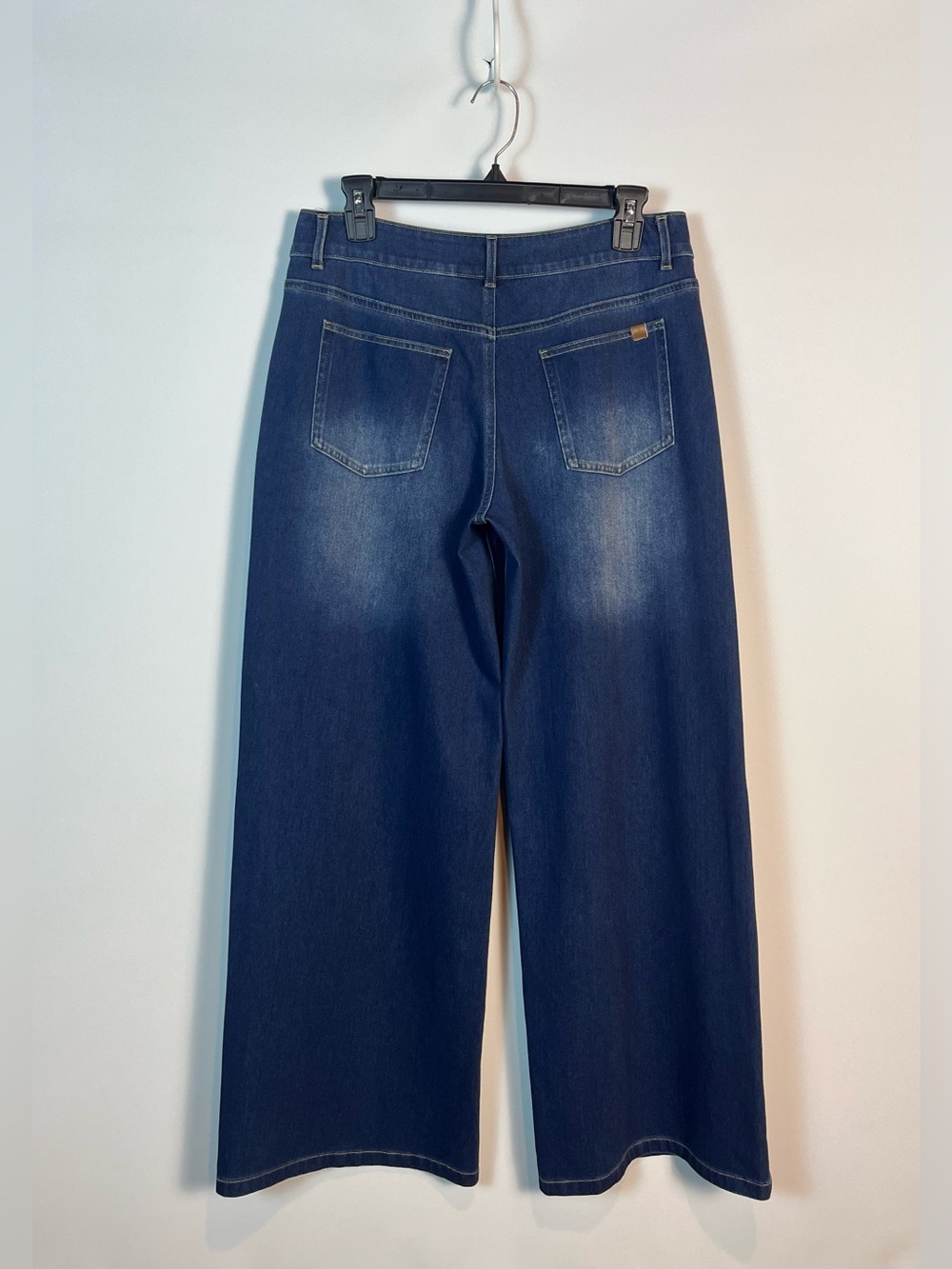Halara Flex Asymmetric Wide Leg Washed Casual Jeans Size Small Inseam 30” - Picture 2 of 6